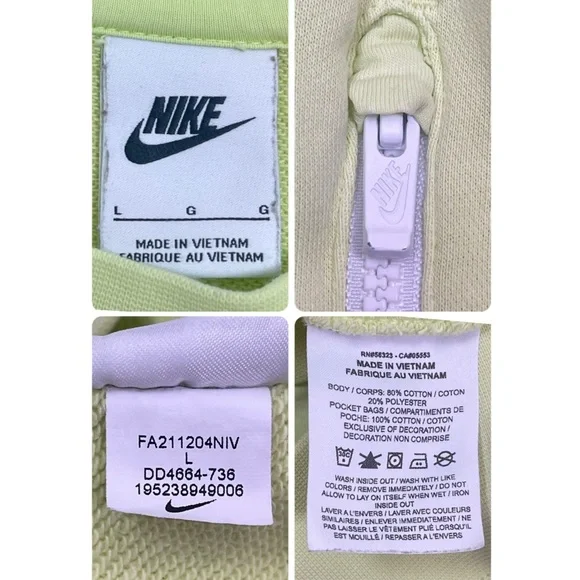 Nike Mens Sportswear Essentials French Terry Crew Pullover Sweatshirt Size Large - Picture 9 of 16